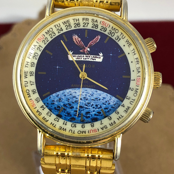 Vintage Other - Vintage Apollo 11 25th Aniversary Date Watch